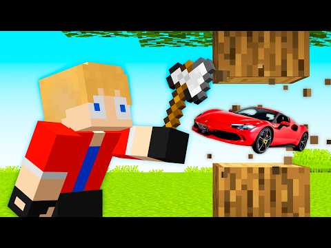 TODOS os BLOCOS DROPAM CARROS DA VIDA REAL no Minecraft!