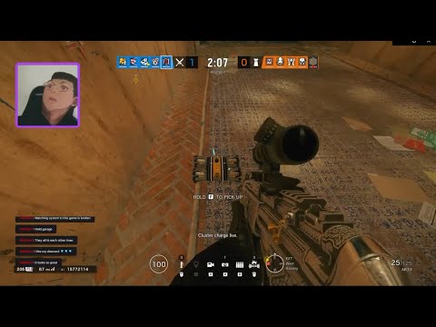 【彩虹六号】New Trick! How to play Flores against Mute! 道具不够子弹来凑-Rainbow Six Siege