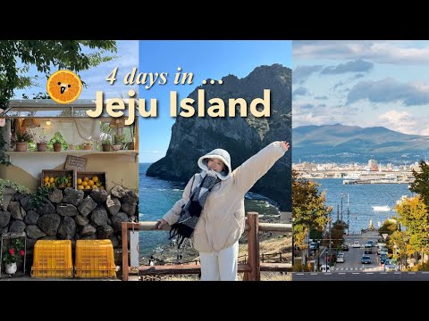 4 Days in Jeju Island Without a Car | winter days, cafe hopping, everything i ate, itinerary
