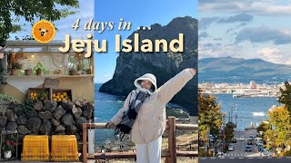 4 Days in Jeju Island Without a Car | winter days, cafe hopping, everything i ate, itinerary