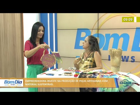 Empreendedora investe na produção de peças artesanais com material sustentável 24 11 2021