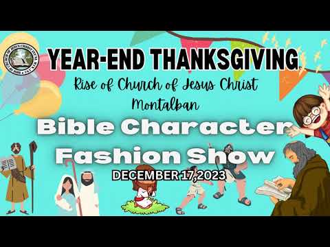 Bible Character Fashion Show 2023!