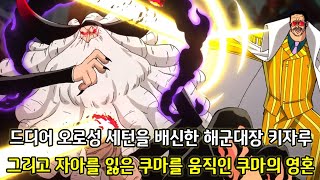 [원피스 1103화 심층분석 1부] 드디어 오로성 세턴을 배신한 해군대장 키자루 그리고 밀짚모자해적단의 10번째 동료