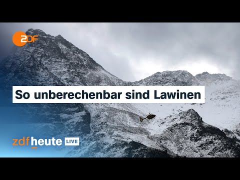 Bergsteiger in Südtirol verunglückt: Wie verlässlich Lawinen-Vorhersagen sind | ZDFheute live