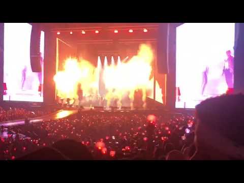 180909 BTS (방탄소년단) entrance | Love Yourself Tour in LA Fancam 직캠 Day4