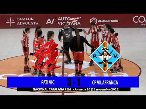 Resum PATÍ VIC 3 - 1 CP VILAFRANCA (23 novembre 2025)