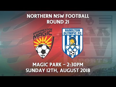 2018 NNSWF NPL Round 21 - Broadmeadow Magic v Hamilton Olympic FC