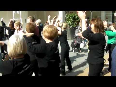 Rock Choir Flash Mob Westfield Shopping Centre Stratford London 25/03/2012