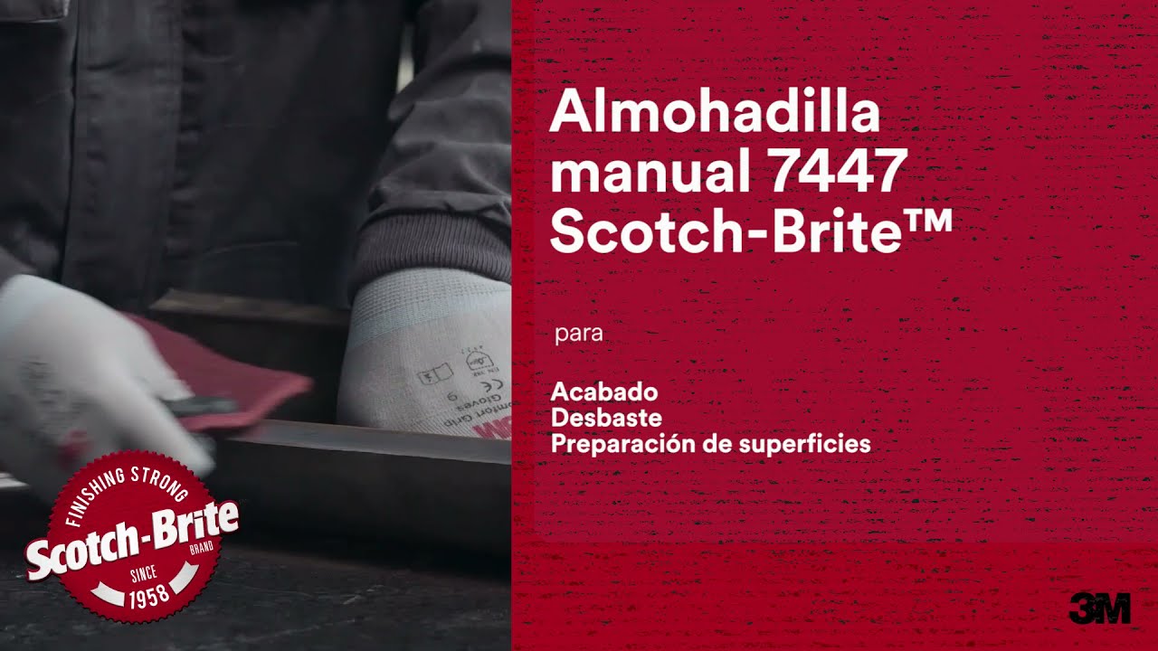 Scotch Brite Fibra Marrón 3M 7447