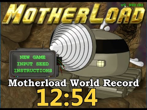 Motherload Any% Glitchless in 12:54 [Former World Record]
