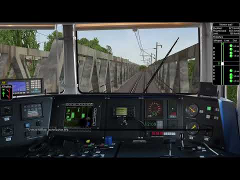 Open Rails ZSSK Cargo Brejlovec 756 Trať ZSR 191-193