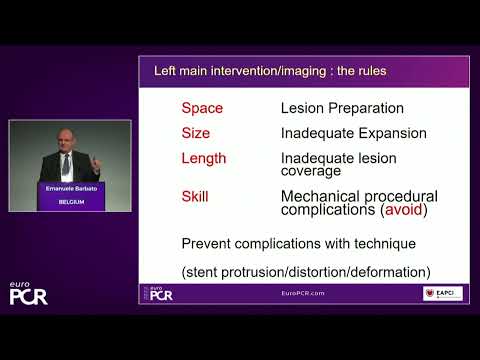 PCI in calcified left main stenosis: tools for a safe and predictable outcome - EuroPCR 2022