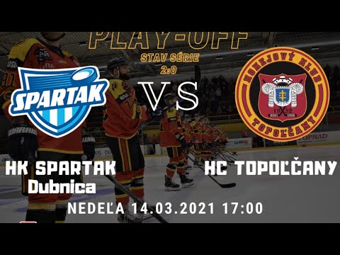 HK SPARTAK Dubnica vs HC Topoľčany, 3. kolo štvrťfinále PLAY-OFF