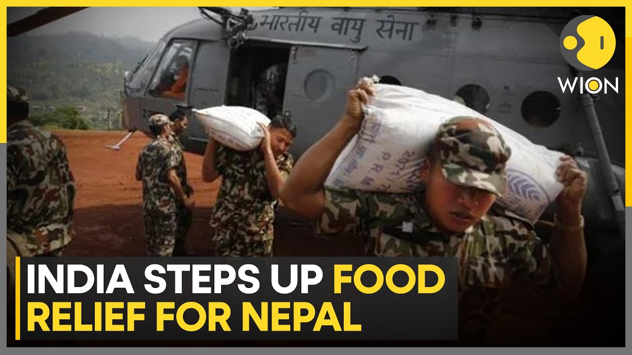 Nepal Flash Floods: India Sends 21.5 Tonnes Of Relief Material To Flood-Hit Nepal | WION News