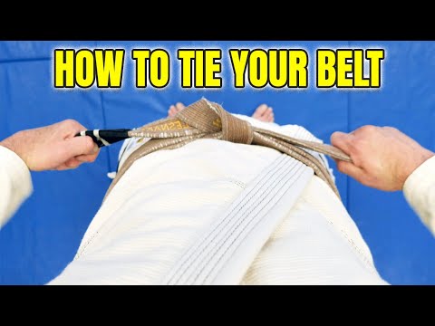 How to Tie Your Jiu Jitsu Belt POV