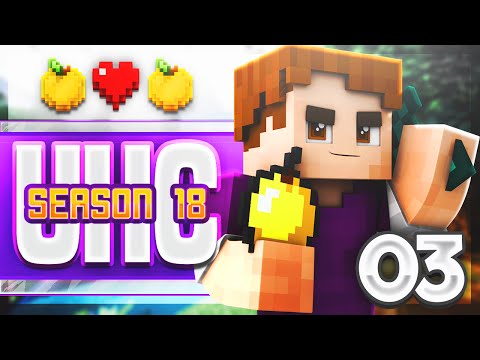 Minecraft [The Cube UHC Season 18]: Ep. 3 - LOSING HEARTS AND MORE RAGING YAY!