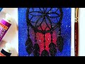 Easy Dream Catcher Tutorial | Mini Canvas Painting | Acrylic Painting | By Shamal Honmore