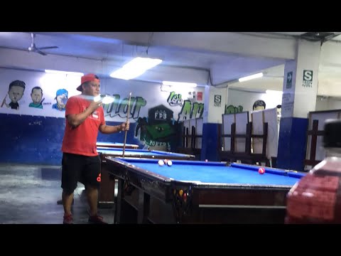 🇵🇪LUIS ARIAS(CHUPON) 🆚  CRISTHOFER TEVEZ (DIBU)🇵🇪🎱 BILLAR LOS AMIGOS
