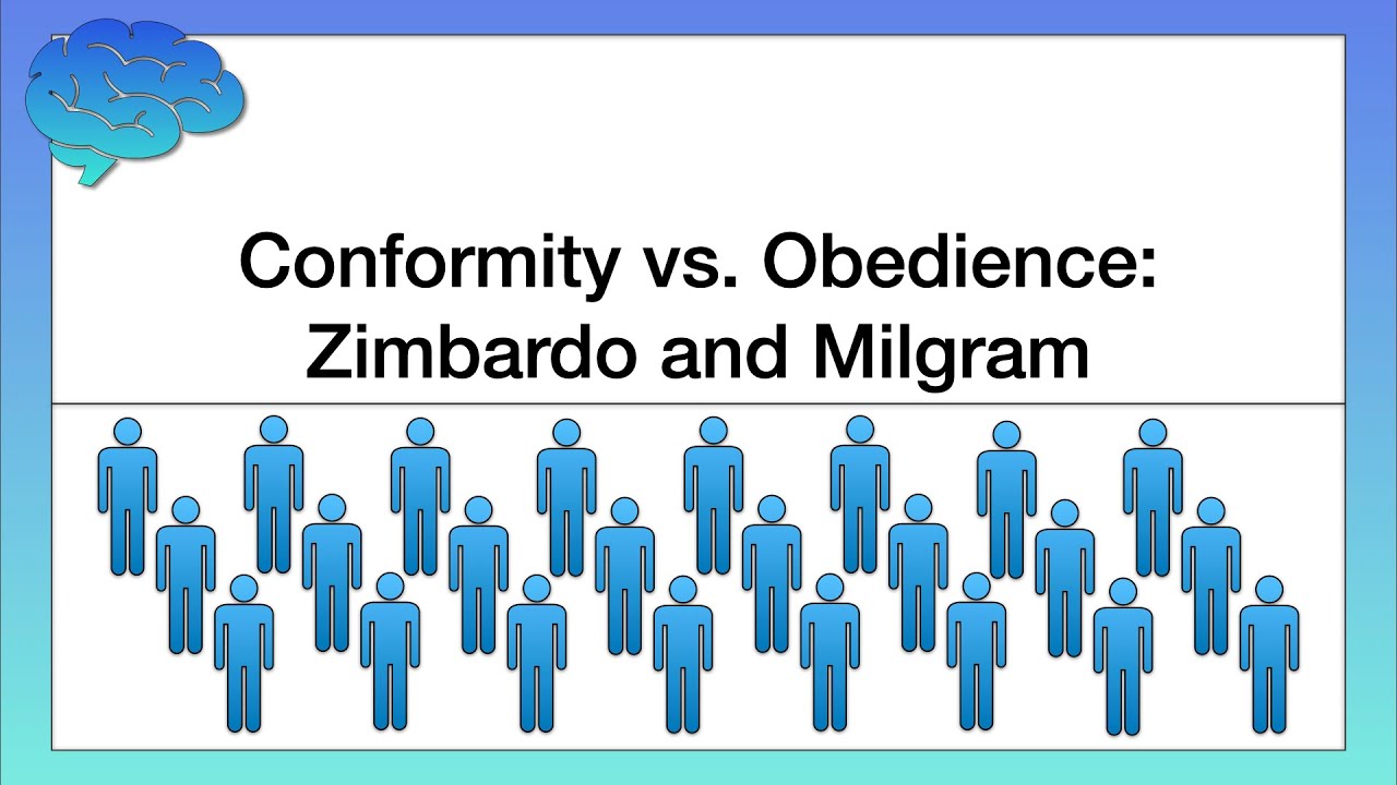Conformity vs. Obedience – Zimbardo and Milgram