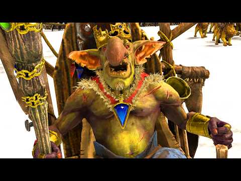 Gnoblar Hordes VS Skaven - Warhammer Battles