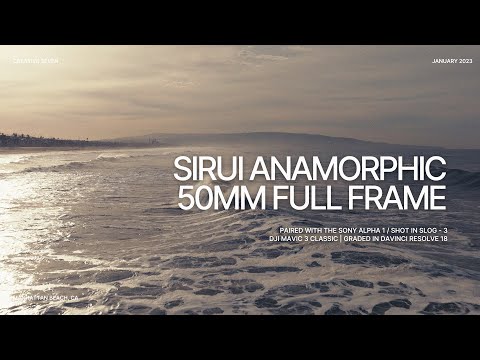 SIRUI 50MM FF ANAMORPHIC + SONY A1 + DJI MAVIC 3 CLASSIC