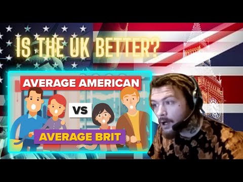 Average American vs Average British Person | How Do They Compare | Reaction