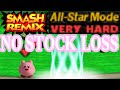 Smash Remix All Star Mode Gameplay With Kirby VERY HARD No Stock Loss