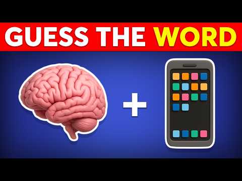 Guess the WORD by Emojis? 🤯 Tricky Emoji Quiz Game | Quiz Alien