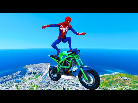 GTA 5 Spiderman Epic Jumps Compilation PART 149(GTA V Fails Funny Moments)