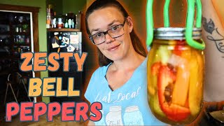 Pickling Bell Peppers | Taste Test | Waterbath Canning | Hamakua Homestead
