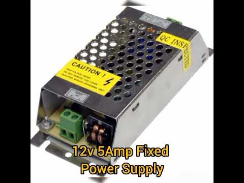 12 v 5 amp fixed power supply