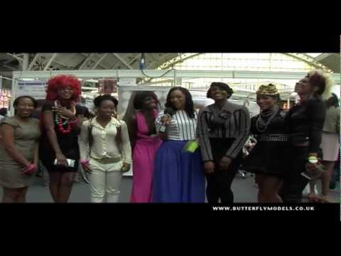 Butterflymodelsuk UK Event - Afro Hair and Beauty Show 2011 shout out