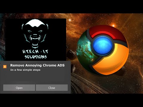 How to remove those annoying Chrome pop up ads.