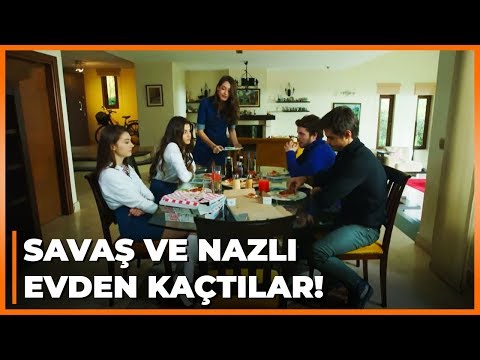 Nazlı ve Savaş Evden Kaçıp Elif'te Kalıyorlar - Güneşin Kızları 21. Bölüm
