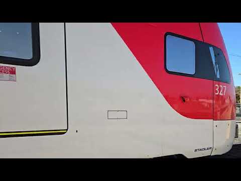Caltrain Local #615 at Santa Clara Station with JPBX #327 and #328 EMU Trainset #caltrain