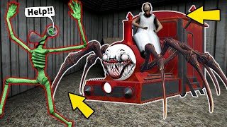 Granny vs Choo Choo Charles vs Siren Head - funny horror animation (30 mins of fun)