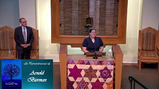 Funeral service for Arnold Bierman