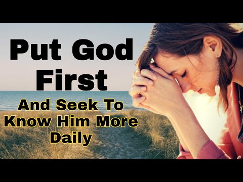 Put God First Everyday | Morning Prayer Before You Start Your Day l Night Prayer Before Going To Bed
