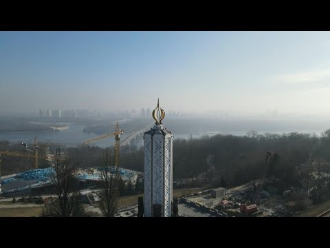 Vista de cima da capital da Ucrânia, Kiev | AFP