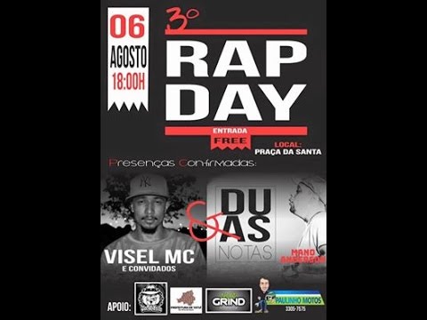 VISEL MC - VISELNÁRIO NO 3° RAP DAY NA PRAÇA DA SANTA TATUÍ - SP 06/08/2016 Part 07