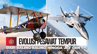 Download lagu EVOLUSI PESAWAT TEMPUR PALING GILA! — Dari Baling-Baling, hingga Jet Tempur Siluman GENERASI 5 mp3