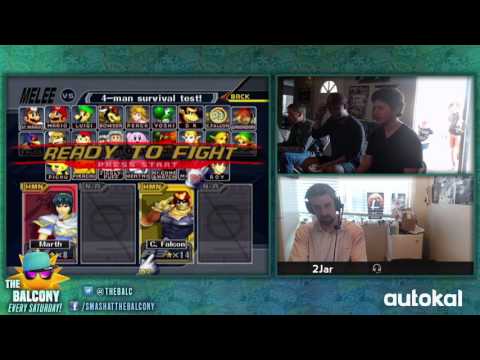 Melee @ the Balcony 91 - Losers Quarters ft. The Homie (Ganondorf, Marth) VS BCB|Schmoofy (Falcon)