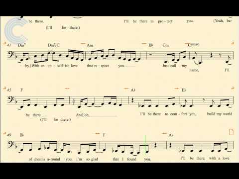 Cello - I'll Be There - The Jackson 5 - Sheet Music, Chords, & Vocals
