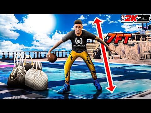 7ft DRIBBLE TUTORIAL NBA 2K25 *UPDATED* - HOW TO DRIBBLE ON A BIG BUILD - GLIDE BACK & MORE