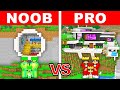 NOOB VS PRO SAFEST MOUNTAIN FAMILY House Build Challenge In Minecraft