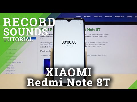 How to Enable Sounds Recorder in Xiaomi Redmi Note 8T - Record Sounds Feature