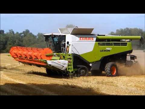 Claas Lexion 760 TT 1. Einsatz des Neuen
