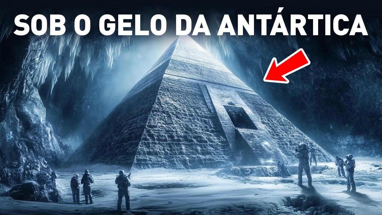 A pirâmide negra sob a Antártica foi encontrada! A NASA revelou materiais ultra-secretos