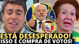 Nikolas e Valnice Milhomens falam após Lula reajustar valor do Bolsa Família a 17 dias das eleições