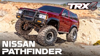Traxxas TRX-4 Nissan Pathfinder 1988 1:10 RTR červený